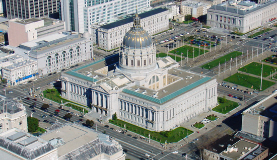 Aerial of City Hall